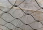 สวนสัตว์สายเคเบิลมีความยืดหยุ่น Rhombus นก Aviary ลวดสลิงติดตั้งง่าย ผู้ผลิต
